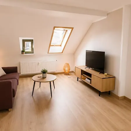 Grosszuegiges - 2 Schlafzimmer Mit 6 Boxspringbetten, Schlafsofa, Gemuetlicher Essbereich, Wlan, Self Check-in Chemnitz